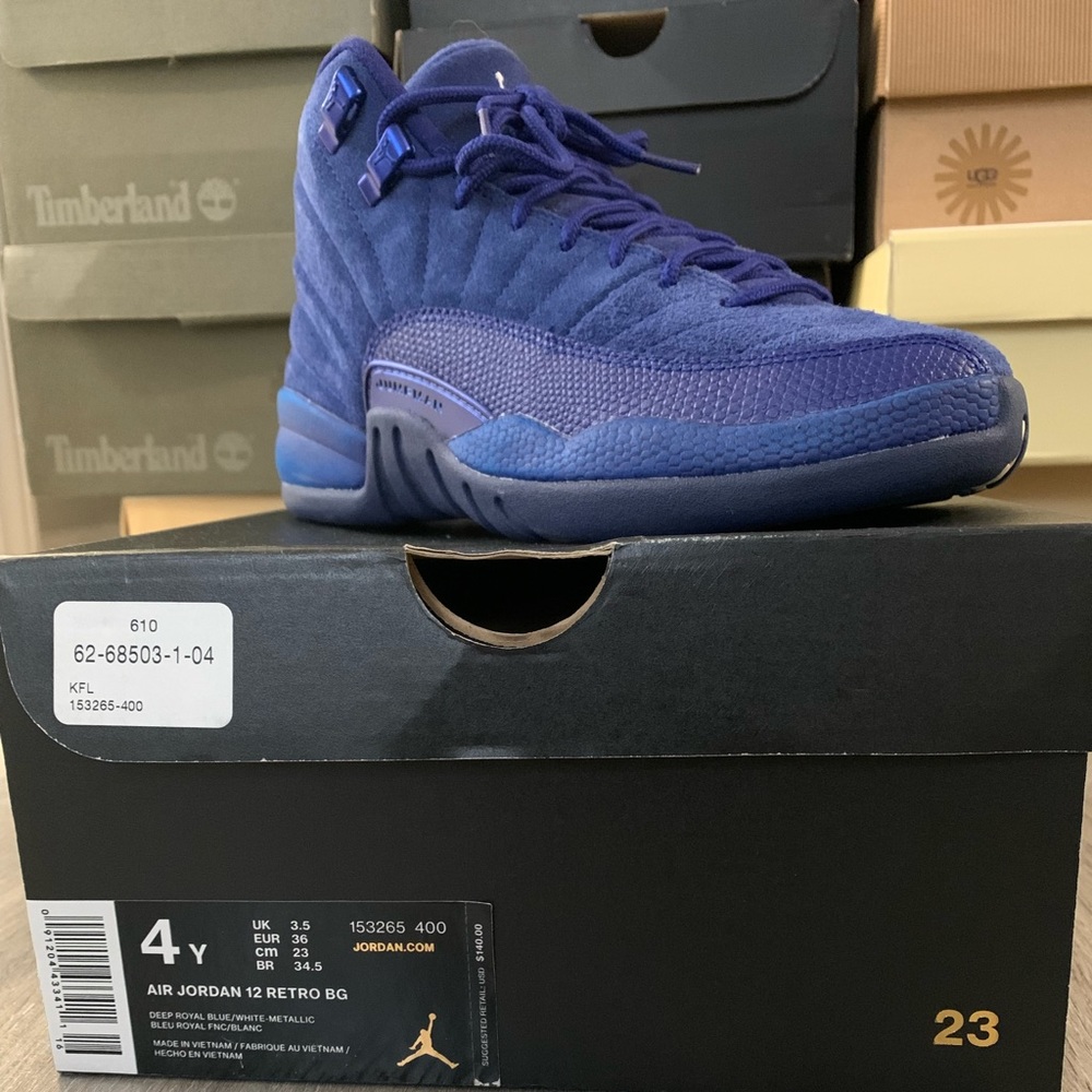 Air Jordans 12 blue retro BG